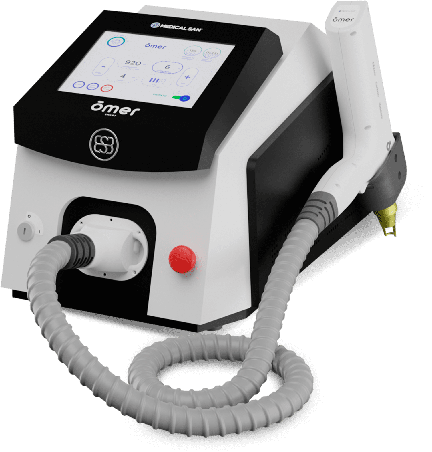 Equipamento Ômer para remoção a laser.